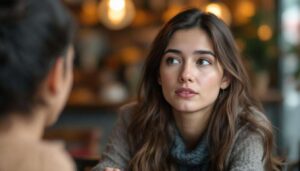 Was bedeutet es laut Psychologie, wenn jemand beim Gespräch nicht in die Augen schaut?